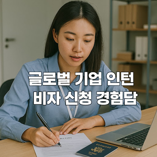 글로벌 기업 인턴 비자 신청 경험담