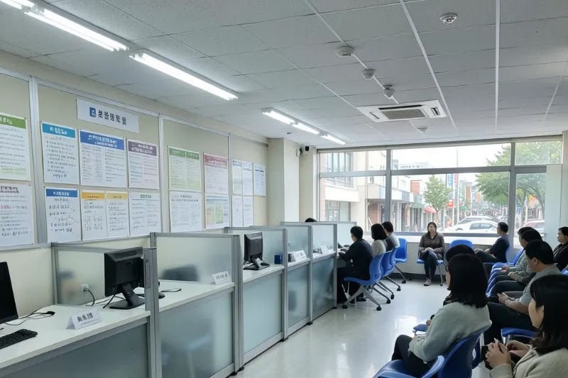 고용센터 방문