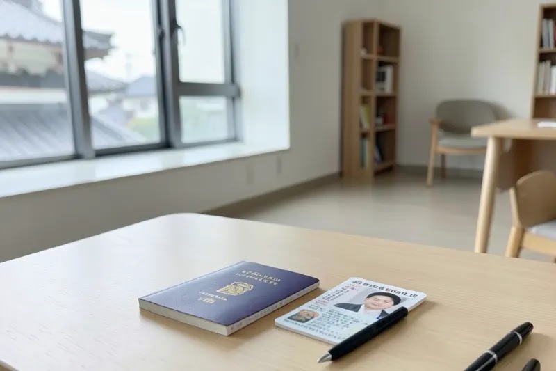 여권과 신분증 대조