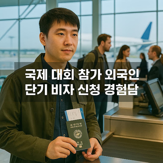 국제 대회 참가 외국인의 단기 비자 신청 경험담