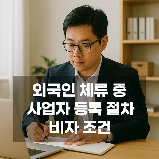 외국인 체류 중 사업자 등록 절차와 비자 조건